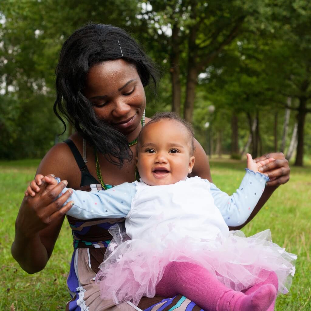 Mom With Her Child