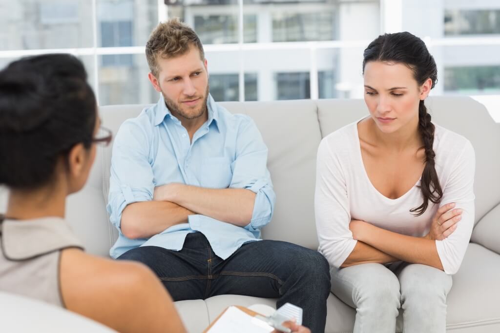Lawyer Discussing With Her Client